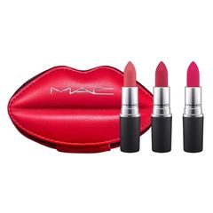 Set 3 thỏi son Mac Travel Excluesive Powder Kiss Lipstick
