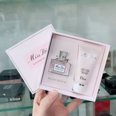 Set Nước Hoa Miss Dior Blooming Bouquet 5ML & Lotion Milk 20ML - Hương Hoa Mẫu Đơn Nữ Tính, Sang Trọng, Quà Tặng Tuyệt Vời