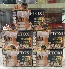 Viên uống giảm cân Dr Detoxi 4D của Nhật Bản hộp 30 gói