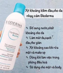 Xịt khoáng Bioderma Hydrabio Brume 300ml