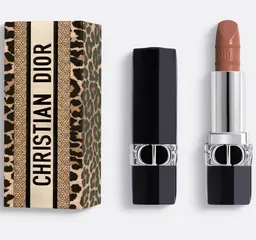 Son Dior Rouge Mitzah Satin 200 Nude Touch Limited Edition - Son Môi Cam Nâu Tây Trendy Hút Mắt 3.5g Chính Hãng Pháp