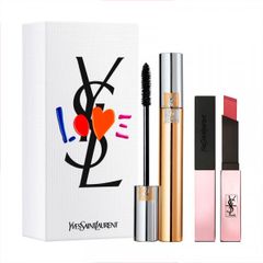 Set Quà Tặng YSL Love Mascara & Lipstick YSL Slim Glow Matte 203 Restricted Pink