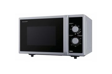 Lò Vi Sóng Sharp R-G322VN-S 23L Có Nướng & Hâm Nóng 800W - Thiết Kế Tiện Lợi, Điều Khiển Dễ Dàng, Xuất Xứ Nhật Bản