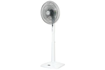 Quạt đứng Sharp PJ-S40RV-WH 50W - Quạt điện tích hợp 3 tốc độ gió, điều chỉnh chiều cao, thiết kế sang trọng cho không gian sống hiện đại