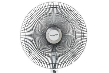 Quạt đứng Sharp PJ-S40RV-WH 50W - Quạt điện tích hợp 3 tốc độ gió, điều chỉnh chiều cao, thiết kế sang trọng cho không gian sống hiện đại