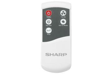 Quạt đứng Sharp PJ-S40RV-WH 50W - Quạt điện tích hợp 3 tốc độ gió, điều chỉnh chiều cao, thiết kế sang trọng cho không gian sống hiện đại