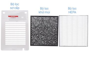 Máy lọc không khí Sharp KC-F30EV-W 21m2 - Thiết kế sang trọng, công nghệ Plasmacluster ion, phù hợp cho phòng nhỏ, bảo vệ sức khỏe gia đình