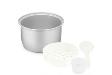 Nồi Cơm Điện Sharp KS-181TJV 1.8L - Thiết Kế Hiện Đại, Nấu Cơm Nhanh Cho Gia Đình 4-6 Người, Có Xửng Hấp, Giữ Ấm Thông Minh