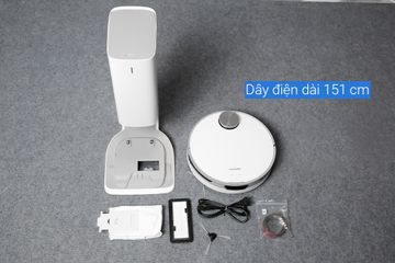 Robot Hút Bụi Thông Minh Samsung VR30T85513W/SV - Lực Hút 4200PA, Thiết Kế Nhỏ Gọn, Tự Tạo Bản Đồ 3D, Điều Khiển Bằng Giọng Nói