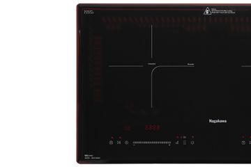 Bếp Từ Đôi Nagakawa NK2C08MS - Bếp Âm Sang Trọng, Tiết Kiệm Điện, Mặt Kính Schott Ceran Chịu Nhiệt, Công Nghệ Inverter