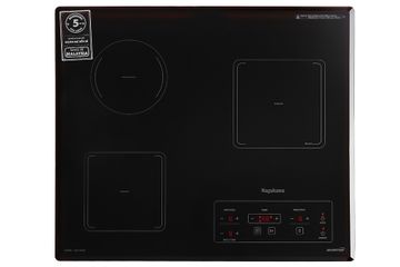 Bếp từ hồng ngoại Nagakawa NAG1253M 3 vùng nấu 5600W, mặt kính Ceramic bền đẹp, công nghệ Inverter tiết kiệm điện, nấu ăn nhanh chóng, tiện lợi.