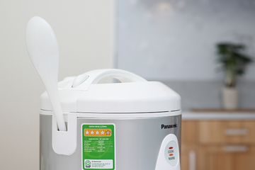 Nồi Cơm Điện Panasonic SR-MEV10LRA 1L Màu Ghi - Nấu Cơm Nhanh, Chống Dính, Phù Hợp Gia Đình Nhỏ - Quà Tặng Thích Hợp