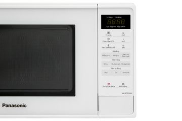 Lò Vi Sóng Panasonic NN-ST25JWYUE 20L - Thiết Kế Trắng Sang Trọng, Đa Chức Năng Hâm, Nấu, Rã Đông, Điều Khiển Điện Tử Tiếng Việt