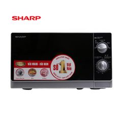 Lò Vi Sóng Sharp R-203VN-M 20 Lít - Kiểu Dáng Sang Trọng, 800W, Đèn Quan Sát, Nấu Nhanh, Hẹn Giờ Tiện Lợi, Dễ Dàng Vệ Sinh