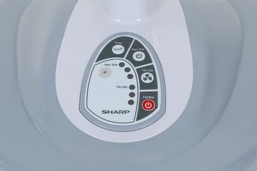 Quạt đứng Sharp PJ-L40RV-LG 50W - Quạt lửng 40cm điều chỉnh chiều cao, 3 tốc độ gió, điều khiển từ xa tiện lợi, thiết kế sang trọng