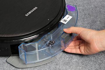 Robot Hút Bụi Lau Nhà Samsung VR05R5050WK/SV 55W - Thiết Kế Gọn Nhẹ, Công Suất 4200 Pa, Điều Khiển Qua Ứng Dụng Thông Minh
