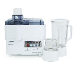 Máy Xay Đa Năng Panasonic MJ-M176PWRA - Máy Xay, Ép Trái Cây, Xay Sinh Tố, Công Suất 230W, Dung Tích 1.25L, Lưỡi Dao Thép Không Gỉ