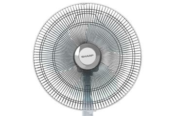 Quạt đứng Sharp PJ-L40RV-WH 50W - Quạt 3 cánh 40cm có điều khiển từ xa, hẹn giờ, thiết kế nhỏ gọn, an toàn và tiết kiệm điện cho gia đình.