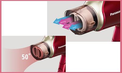 Máy Sấy Tóc Panasonic EH-NA45RP645 1600W - Hai Chế Độ Sấy, Thiết Kế Gập Gọn, Đầu Sấy Kép Giúp Tóc Khô Nhanh Hơn
