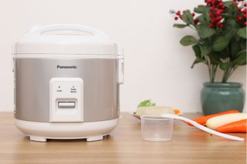 Nồi Cơm Điện Nắp Gài Panasonic SR-MVN107LRA 1 Lít - Thiết Kế Hiện Đại Cho Gia Đình Nhỏ, Chức Năng Nấu Cơm Và Hấp Tiện Lợi
