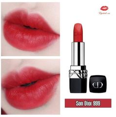 (Xách tay) Son Dior 999 Rouge Velvet fullsize