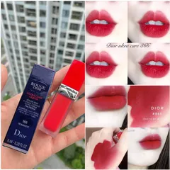 Son Dior 866 Rouge Dior Ultra Care - Romantic Đỏ Đào Cherry (Son Kem)
