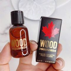 Nước Hoa Nam DSQUARED2 Wood Pour Homme EDT 5ml - Hương Gỗ Sang Trọng, Phong Cách Hiện Đại, Quà Tặng Lý Tưởng