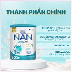Sữa Nan Nga 800g Số Một, Dinh Dưỡng Cho Bé 0-6 Tháng