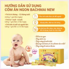 Cốm Ăn Ngon Bạch Mai 30 Gói - Hỗ Trợ Tăng Cân, Tăng Đề Kháng Cho Bé