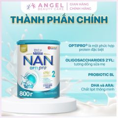 Sữa Nan Nga Optipro Nestle Số 2 800g - Dinh Dưỡng Tốt Cho Bé