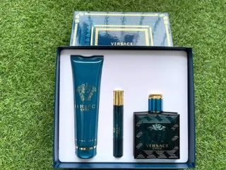 Set Versace Eros Edt 100ml + Ống Xịt 10ml + Gel Tắm 150ml