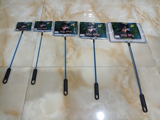 Vợt Lưới Vuông Cho Cá Cảnh SIZE 3 4 5 6 8 - Cán Nhựa Xanh Chuyên Dùng Vớt Cá Kiểng và Thức Ăn Thủy Sinh