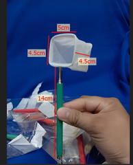 Vợt Tép 3D Chống Sốc Kéo Dài - Đồ Dùng Thủy Sinh Nhỏ Gọn, Chuyên Dụng Cho Tép Cảnh