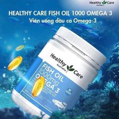 Dầu cá Fish Oil 1000mg Omega-3 Healthy Care Úc 400 viên