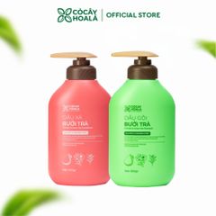 Combo Dầu Gội Xả Cỏ Cây Hoa Lá Bưởi Trà 500g - Giúp Phục Hồi Tóc Hư Tổn, Kích Thích Mọc Tóc, Dưỡng Tóc Khỏe Mạnh