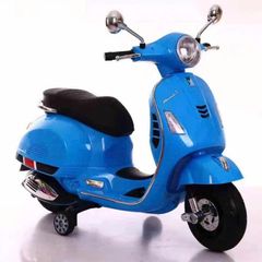 Xe máy điện Vespa Q168 cho bé - Xe tay ga trẻ em an toàn với đèn LED, âm nhạc, chất liệu nhựa PP, kích thước 102 x 50.5 x 75.5 cm