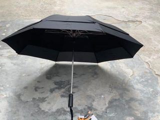 Ô Cản Gió Mở Tự Động Samsonite 51700-1041 - Ô Sang Trọng, Chống Nước Teflon, Thiết Kế Đen 2 Tầng, Hàng Nội Địa Đức