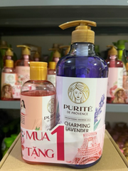 Sữa Tắm Purité 850ML + 250ML - Dưỡng Ẩm Da, Hương Thơm Tự Nhiên, Phù Hợp Mọi Loại Da, Mỹ Phẩm Cao Cấp Mỹ