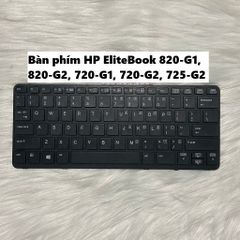 Bàn phím HP EliteBook 820-G1, 820-G2, 720-G1, 720-G2, 725-G2 - Linh kiện máy tính chất lượng cao, Bàn phím màu đen rõ nét