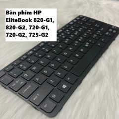 Bàn phím HP EliteBook 820-G1, 820-G2, 720-G1, 720-G2, 725-G2 - Linh kiện máy tính chất lượng cao, Bàn phím màu đen rõ nét