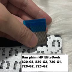 Bàn phím HP EliteBook 820-G1, 820-G2, 720-G1, 720-G2, 725-G2 - Linh kiện máy tính chất lượng cao, Bàn phím màu đen rõ nét