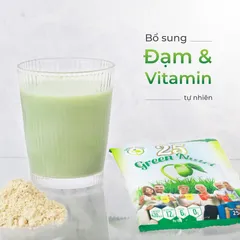 Ngũ Cốc Dinh Dưỡng 25 Green Nutri Có Tảo Xoắn - Sữa Hạt Thực Vật Nhập Khẩu, 625gr Hộp Giấy, Vegan, Chống Oxy Hóa, Trẻ Hóa Da