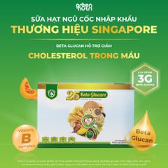 Sữa Hạt Ngũ Cốc 25 Beta Glucare - Thực Phẩm Dinh Dưỡng Vegan 300g Hỗ Trợ Tiểu Đường và Tim Mạch, Chứa 25 Thành Phần Thực Vật
