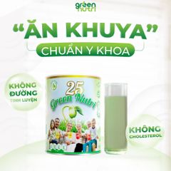 Sữa Hạt Ngũ Cốc 25 Green Nutri - Thực phẩm dinh dưỡng thuần chay dạng lon 750g, bổ sung vitamin và khoáng chất tự nhiên