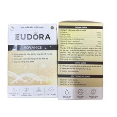 Viên Uống Eudora Advance Đẹp Da, Chắc Khoẻ Tóc Móng - Hộp 50 Viên