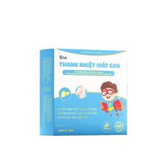 Siro Thanh Nhiệt Mát Gan Santafa - Hỗ Trợ Giải Độc Gan, Tăng Cường Chức Năng Gan - Hộp 10 Ống