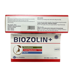 Viên Uống Biozolin + Hỗ Trợ Chống Lão Hoá Da, Làm Đẹp Da - Hộp 30 Viên