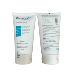 Sữa Rửa Mặt Derma C + Advanced Dành Cho Da Dầu Mụn - 150ml