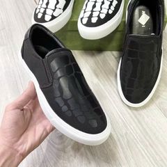 Giày Lười Nam Hình Xương - Giày Dép Da Đế Đúc Nguyên Khối Siêu Bền, Thời Trang Dễ Phối Đồ, Phong Cách Năng Động