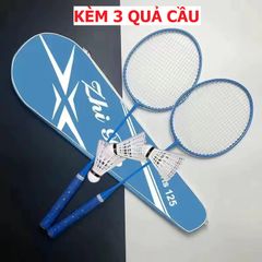 Bộ Vợt Cầu Lông 2 Chiếc Kèm 3 Quả Cầu - Dụng Cụ Thể Thao Mùa Hè Cho Bé và Gia Đình, Chất Liệu Siêu Bền